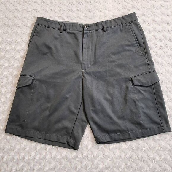 Tasso Elba Other - Greg Norman for Tasso Elba Medium Gray Golf Cargo Shorts Size 38 Waist (4691)